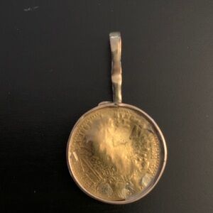 Gold Coin Pendant